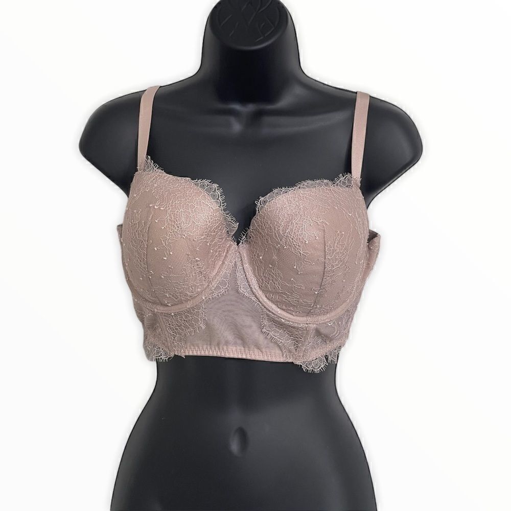 Victoria’s Secret Balconet Longline Cage Strap Bra
